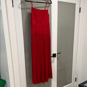 Z Supply Vibrant Red Maxi Dress